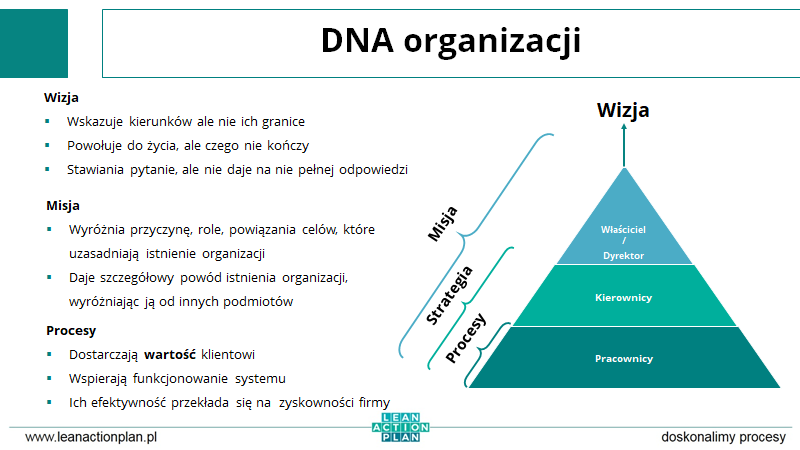 DNA organizacji, przedsiębiorstwa